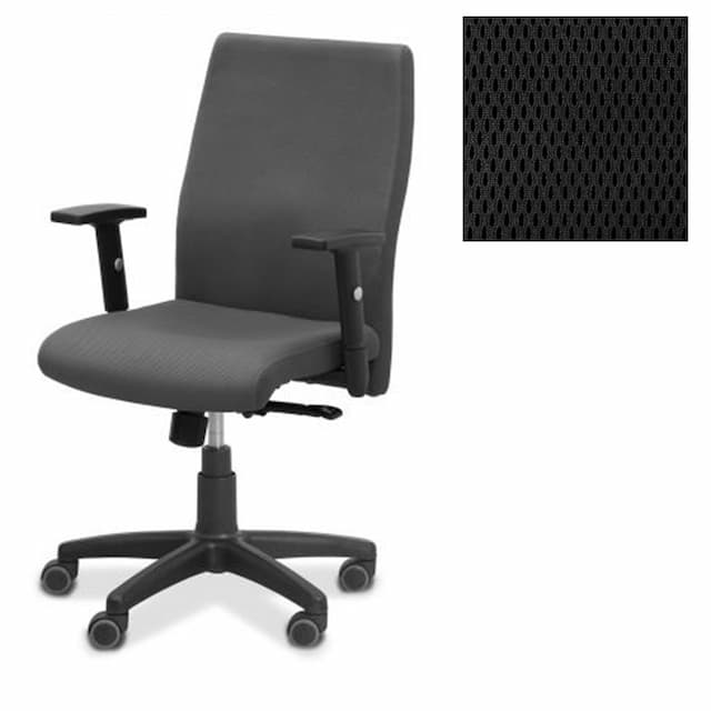 Офисное кресло для персонала Юнитекс Like+ ткань TW черная