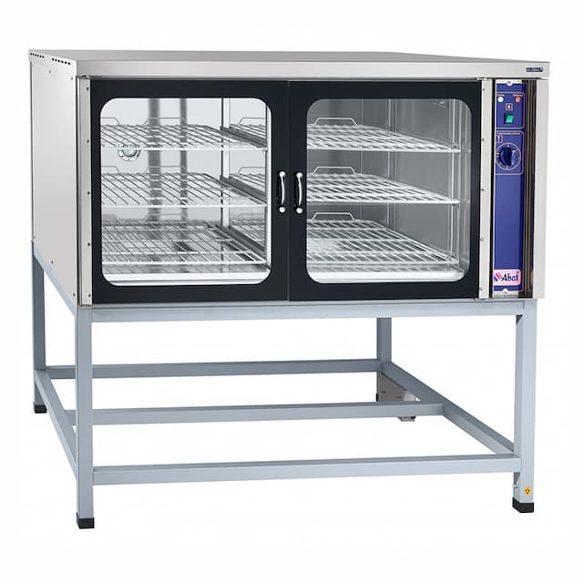 Шкаф расстоечный Abat ШРТ-6-ЭШ-01 (с крышей и подставкой)