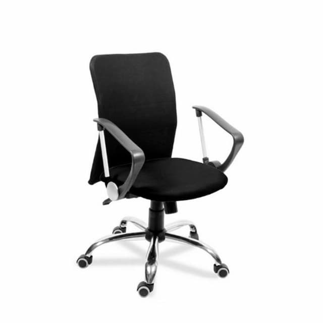 Кресло для персонала Мирэй Астра В люкс РС900 топ хром ТГ, ткань В-14/В-1 