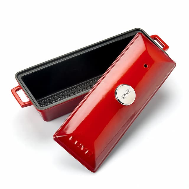 Террин для запекания 29х11х10,8 см 1л прямоуг. красный чугун LAVA, арт. 81240410