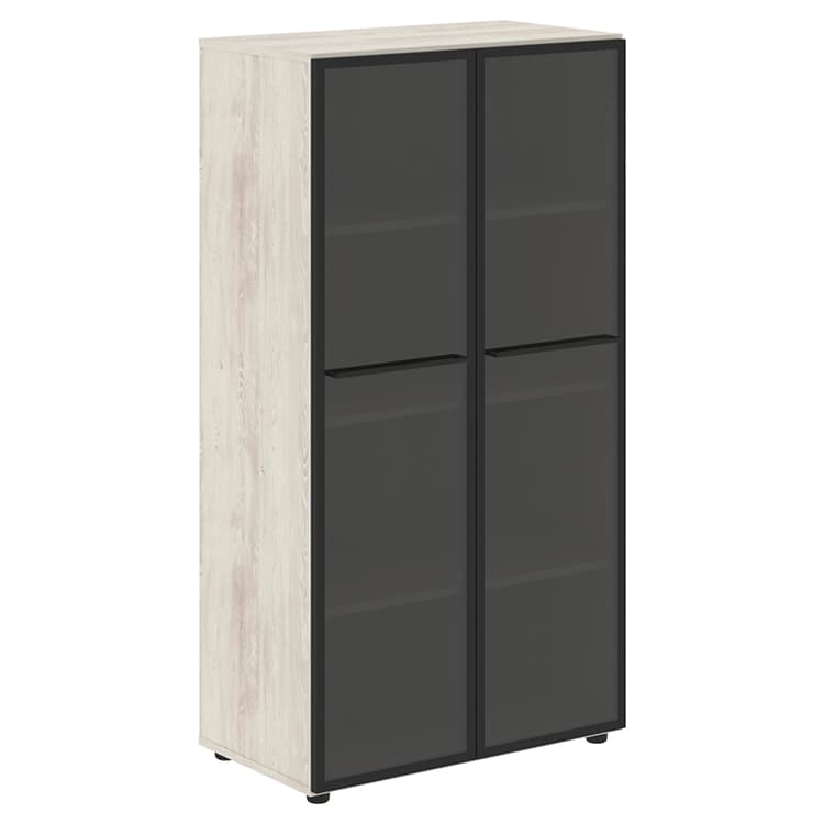 Шкаф со стеклянными дверьми Skyland LMC 80.2 сосна эдмонт 800х430х1517 LOFTIS