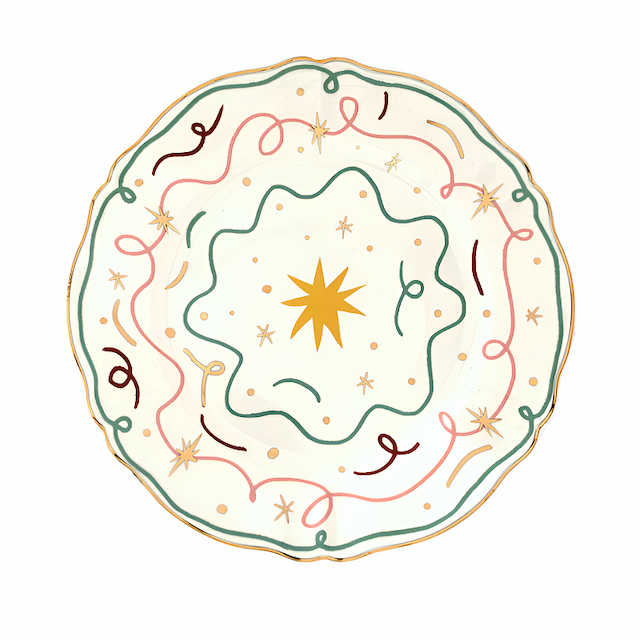 Блюдо круглое Ø 32,5 см Bitossi Il Frutto Della Passione PAN1061 Stella